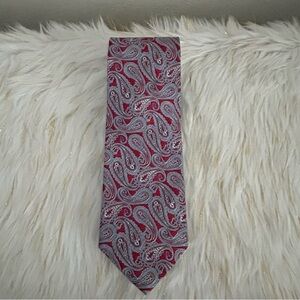Brooks Brothers Paisley Red and Blue Men's Tie